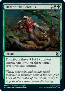 Defend the Celestus : INNISTRAD MIDNIGHT HUNT 182/277 - Magic the Gathering Single Card