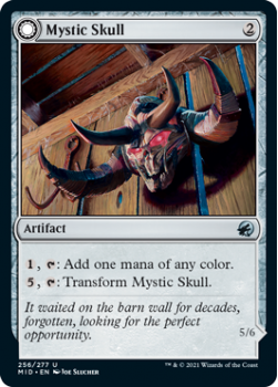 Mystic Skull // Mystic Monstrosity : INNISTRAD MIDNIGHT HUNT 256/277 - Magic the Gathering Single Card