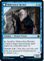 Malevolent Hermit // Benevolent Geist (FOIL) : INNISTRAD MIDNIGHT HUNT 061/277 - Magic the Gathering Single Card