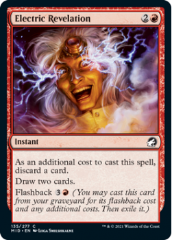 Electric Revelation : INNISTRAD MIDNIGHT HUNT 135/277 - Magic the Gathering Single Card
