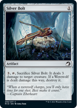 Silver Bolt : INNISTRAD MIDNIGHT HUNT 258/277 - Magic the Gathering Single Card