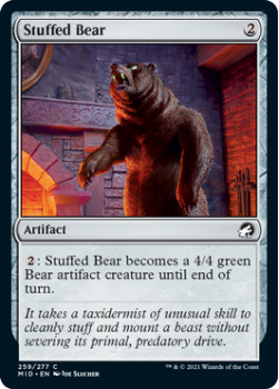 Stuffed Bear : INNISTRAD MIDNIGHT HUNT 259/277 - Magic the Gathering Single Card