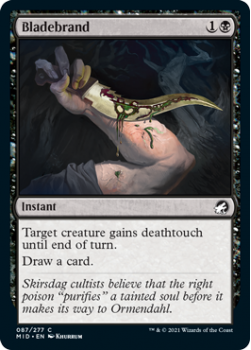 Bladebrand (FOIL) : INNISTRAD MIDNIGHT HUNT 087/277 - Magic the Gathering Single Card