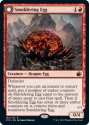 Smoldering Egg // Ashmouth Dragon (FOIL) : INNISTRAD MIDNIGHT HUNT 159/277 - Magic the Gathering Single Card