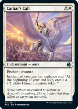 Cathar's Call : INNISTRAD MIDNIGHT HUNT 011/277 - Magic the Gathering Single Card