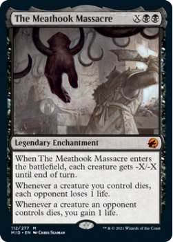 The Meathook Massacre (FOIL) : INNISTRAD MIDNIGHT HUNT 112/277 - Magic the Gathering Single Card