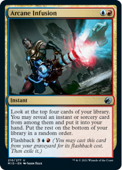 Arcane Infusion (FOIL) : INNISTRAD MIDNIGHT HUNT 210/277 - Magic the Gathering Single Card
