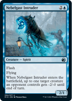 Nebelgast Intruder (FOIL) : INNISTRAD MIDNIGHT HUNT 064/277 - Magic the Gathering Single Card