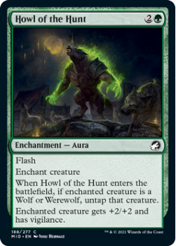 Howl of the Hunt : INNISTRAD MIDNIGHT HUNT 188/277 - Magic the Gathering Single Card