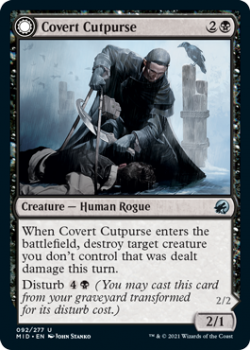 Covert Cutpurse // Covetous Geist : INNISTRAD MIDNIGHT HUNT 092/277 - Magic the Gathering Single Card