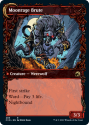 Brutal Cathar // Moonrage Brute (Showcase) (FOIL) : INNISTRAD MIDNIGHT HUNT 286 - Magic the Gathering Single Card - Image 2