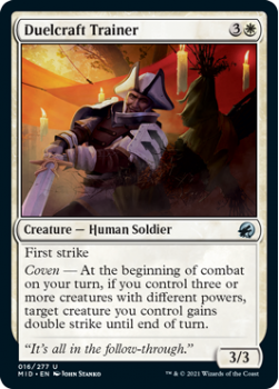 Duelcraft Trainer (FOIL) : INNISTRAD MIDNIGHT HUNT 016/277 - Magic the Gathering Single Card