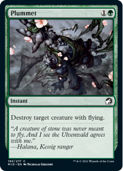 Plummet : INNISTRAD MIDNIGHT HUNT 193/277 - Magic the Gathering Single Card