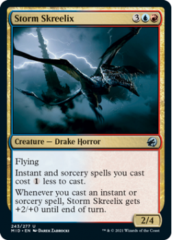 Storm Skreelix (FOIL) : INNISTRAD MIDNIGHT HUNT 243/277 - Magic the Gathering Single Card