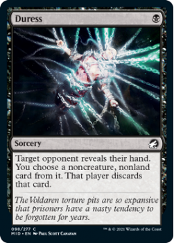 Duress : INNISTRAD MIDNIGHT HUNT 098/277 - Magic the Gathering Single Card