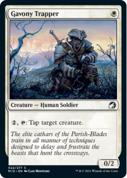 Gavony Trapper (FOIL) : INNISTRAD MIDNIGHT HUNT 022/277 - Magic the Gathering Single Card