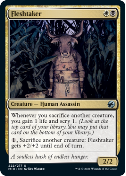 Fleshtaker : INNISTRAD MIDNIGHT HUNT 222/277 - Magic the Gathering Single Card