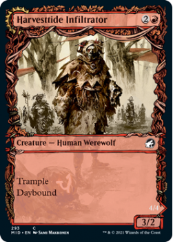 Harvesttide Infiltrator // Harvesttide Assailant (Showcase) (FOIL) : INNISTRAD MIDNIGHT HUNT 293 - Magic the Gathering Single Card
