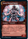 Reckless Stormseeker // Storm-Charged Slasher (Showcase) (FOIL) : INNISTRAD MIDNIGHT HUNT 294 - Magic the Gathering Single Card - Image 2