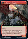 Smoldering Egg // Ashmouth Dragon (BORDERLESS) (FOIL) : INNISTRAD MIDNIGHT HUNT 358 - Magic the Gathering Single Card - Image 2