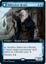 Malevolent Hermit // Benevolent Geist (BORDERLESS) (FOIL) : INNISTRAD MIDNIGHT HUNT 336 - Magic the Gathering Single Card
