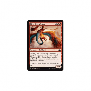 Fire-Omen Crane : GLOBAL SERIES: JIANG YANGGU AND MU YANLING 29/40 - Magic the Gathering Single Card
