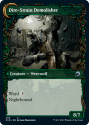 Burly Breaker // Dire-Strain Demolisher (Showcase) (FOIL) : INNISTRAD MIDNIGHT HUNT 299 - Magic the Gathering Single Card - Image 2