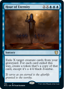Hour of Eternity : 102 INNISTRAD MIDNIGHT HUNT COMMANDER - Magic the Gathering Single Card