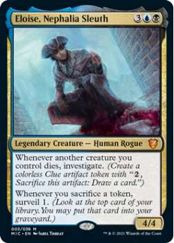 Eloise, Nephalia Sleuth (FOIL) : 003/038 INNISTRAD MIDNIGHT HUNT COMMANDER - Magic the Gathering Single Card