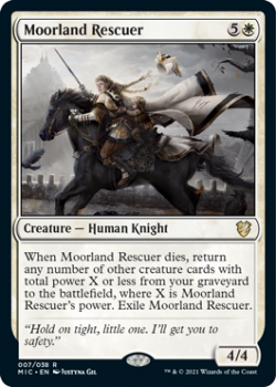 Moorland Rescuer : 007/038 INNISTRAD MIDNIGHT HUNT COMMANDER - Magic the Gathering Single Card