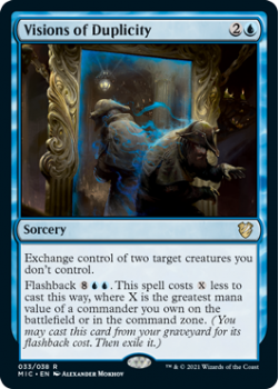 Visions of Duplicity : 033/038 INNISTRAD MIDNIGHT HUNT COMMANDER - Magic the Gathering Single Card
