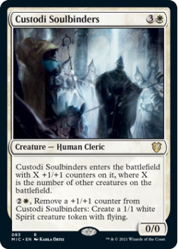 Custodi Soulbinders : 083 INNISTRAD MIDNIGHT HUNT COMMANDER - Magic the Gathering Single Card
