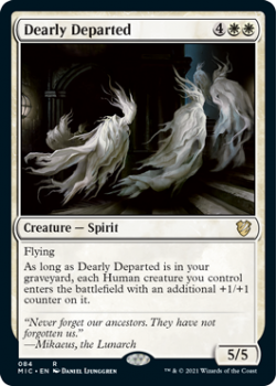 Dearly Departed : 084 INNISTRAD MIDNIGHT HUNT COMMANDER - Magic the Gathering Single Card