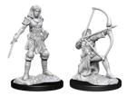 Pathfinder Battles Deepcuts Unpainted Miniatures Female Human Fighter - Image 2