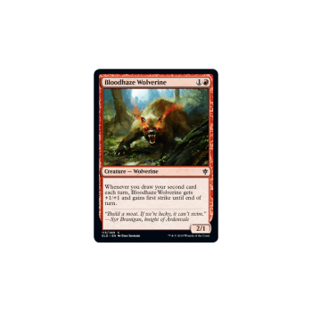 Bloodhaze Wolverine (FOIL) : THRONE OF ELDRAINE 113/269 - Magic the Gathering Single Card