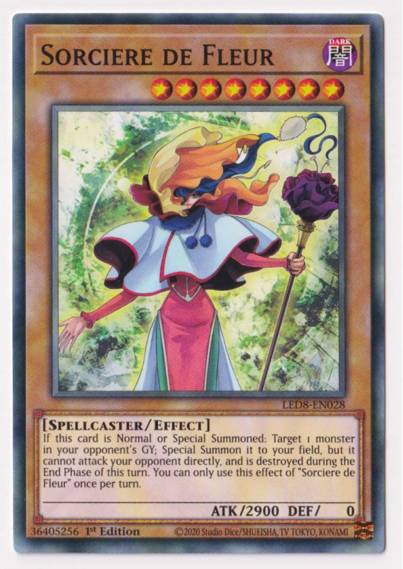 Yu-Gi-Oh! Card Yu-Gi-Oh! Sorciere De Fleur - WC11-EN002 Ultra Rare Promo Edition Card (World Championship 2011) Yu-gi-oh Card Yu-Gi-Oh! Card Yu-Gi-Oh! Sorciere De Fleur - WC11-EN002 Ultra Rare Promo Edition Card (World Championship 2011) Yu-gi-oh Card