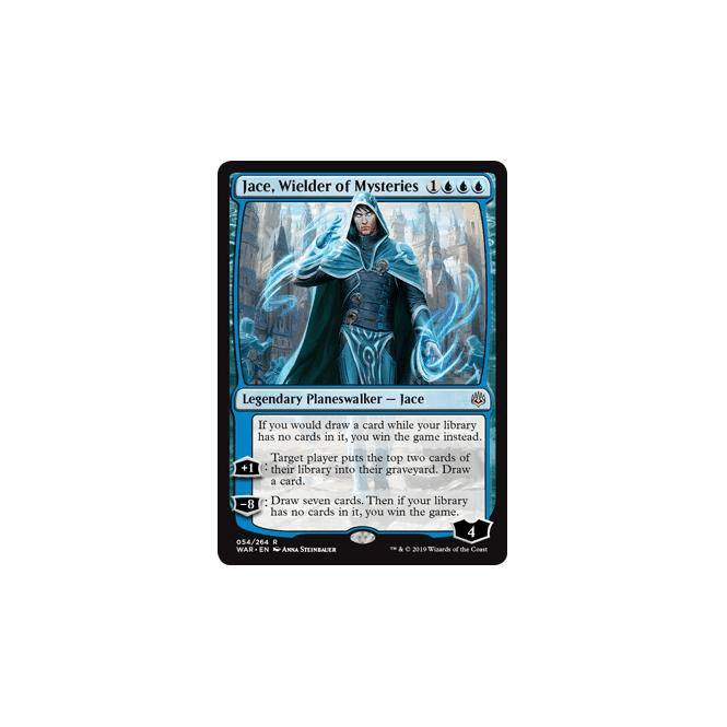 Jace, Wielder of Mysteries : WAR OF THE SPARK 054/264 - Magic the Gathering Single Card Jace, Wielder of Mysteries : WAR OF THE SPARK 054/264 - Magic the Gathering Single Card