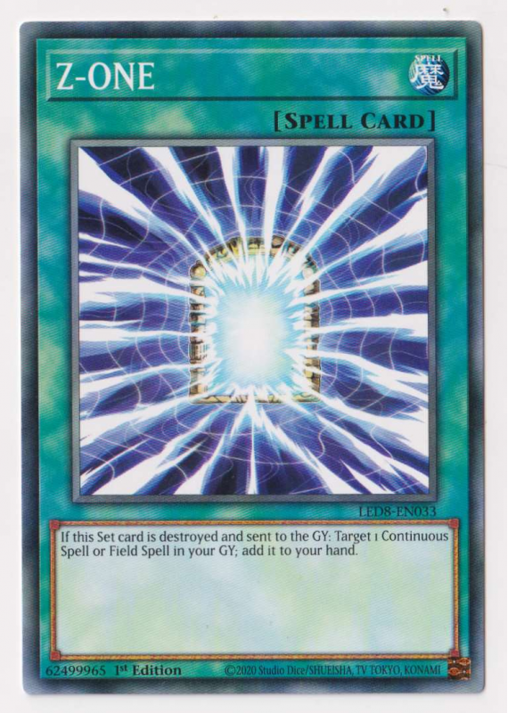 Z One Common Led8 En033 Yu Gi Oh Single Card Z One Common Led8 En033 Yu Gi Oh Single Card