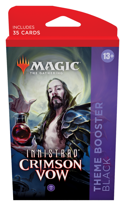 Magic the Gathering: Innistrad Crimson Vow - Theme Booster Pack Black Magic the Gathering: Innistrad Crimson Vow - Theme Booster Pack Black
