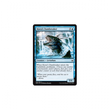 Kiora's Dambreaker : WAR OF THE SPARK 058/264 - Magic the Gathering Single Card
