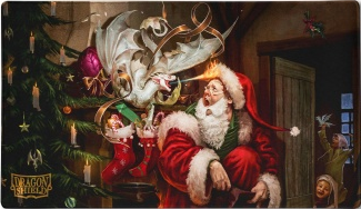 Dragon Shield Play Mat - Christmas Dragon 2021
