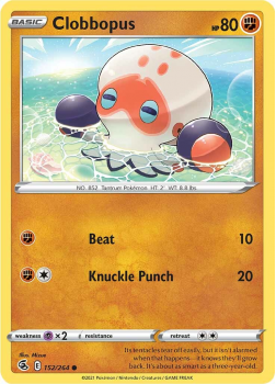 Clobbopus : SWORD AND SHIELD - FUSION STRIKE 152/264 - Pokemon Single Card