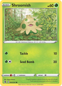 Shroomish : SWORD AND SHIELD - FUSION STRIKE 04/264 - Pokemon Single Card