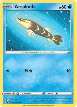 Arrokuda : SWORD AND SHIELD - FUSION STRIKE 82/264 - Pokemon Single Card