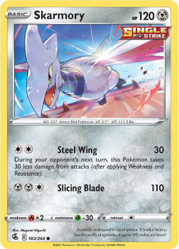 Skarmory : SWORD AND SHIELD - FUSION STRIKE 182/264 - Pokemon Single Card