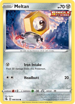 Meltan : SWORD AND SHIELD - FUSION STRIKE 188/264 - Pokemon Single Card