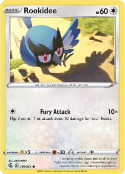 Rookidee : SWORD AND SHIELD - FUSION STRIKE 219/264 - Pokemon Single Card