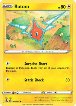 Rotom : SWORD AND SHIELD - FUSION STRIKE 94/264 - Pokemon Single Card