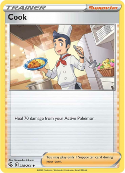 Cook : SWORD AND SHIELD - FUSION STRIKE 228/264 - Pokemon Single Card