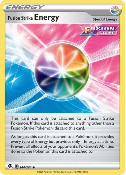Fusion Strike Energy : SWORD AND SHIELD - FUSION STRIKE 244/264 - Pokemon Single Card